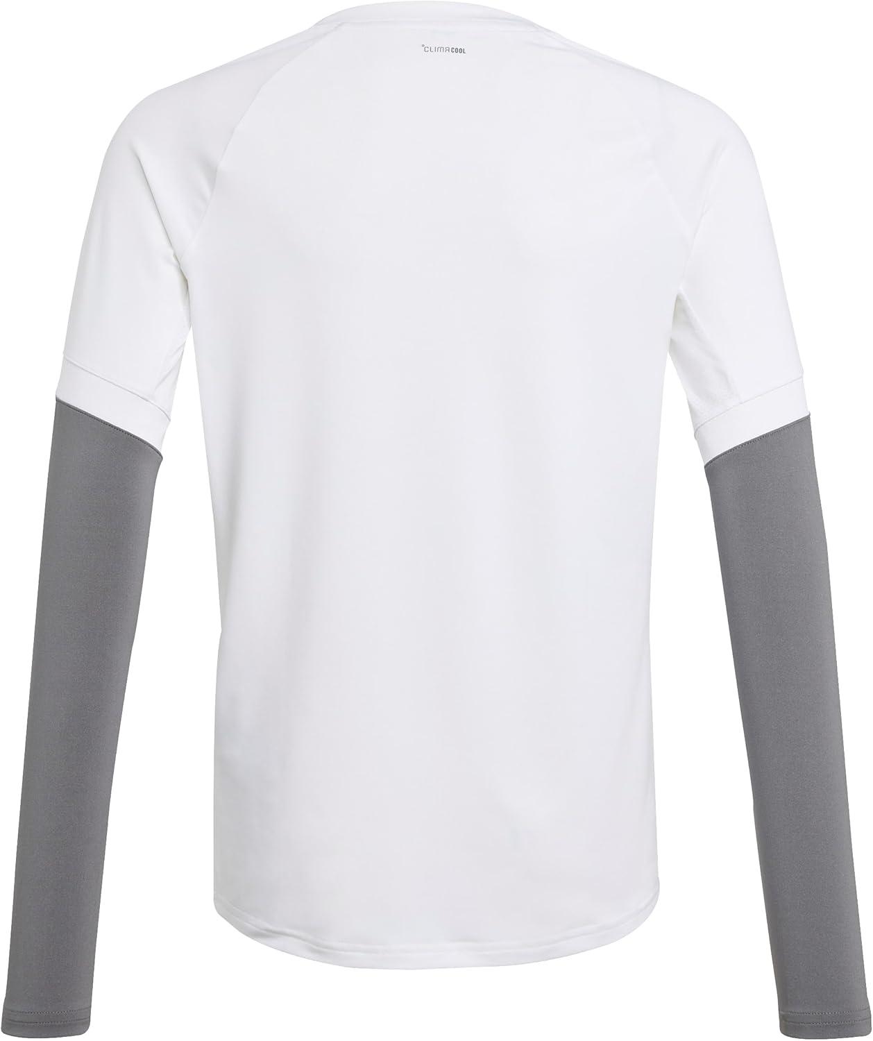 image:imageadidas Girls Volleyball Quickset Long Sleeve JerseyWhite