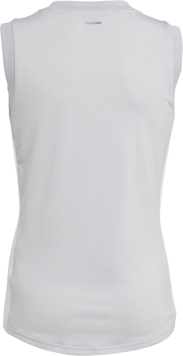image:imageadidas Girls Volleyball Quickset Sleeveless JerseyTeam Light Grey