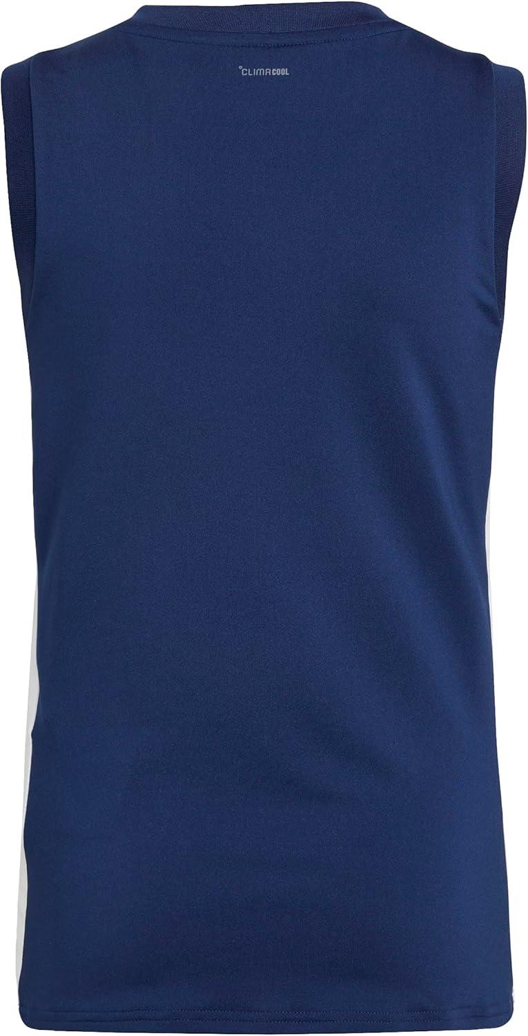 image:imageadidas Girls Volleyball Quickset Sleeveless JerseyTeam Navy Blue
