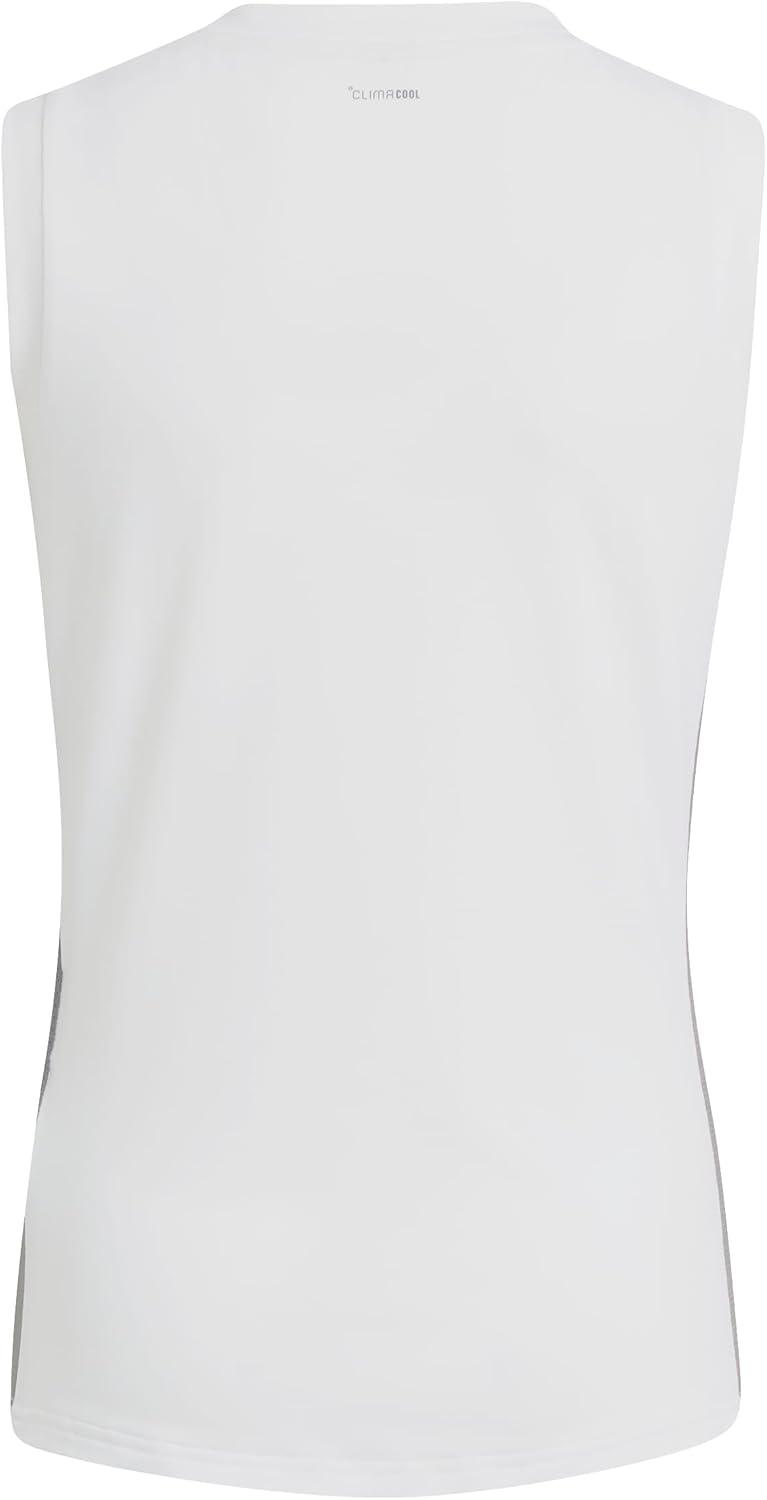 image:imageadidas Girls Volleyball Quickset Sleeveless JerseyWhite