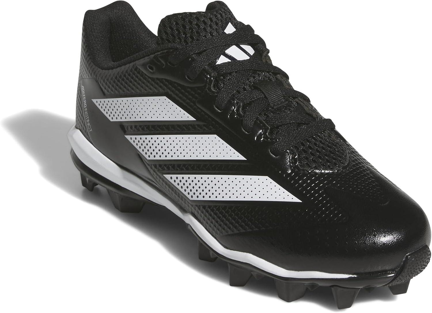 image:imageadidas Kids Adizero Instinct 20 Molded Rubber SoftballBlackWhiteWhite