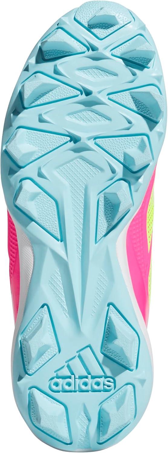 image:imageadidas Kids Adizero Instinct 20 Molded Rubber SoftballLucid PinkLucid LemonBliss Blue