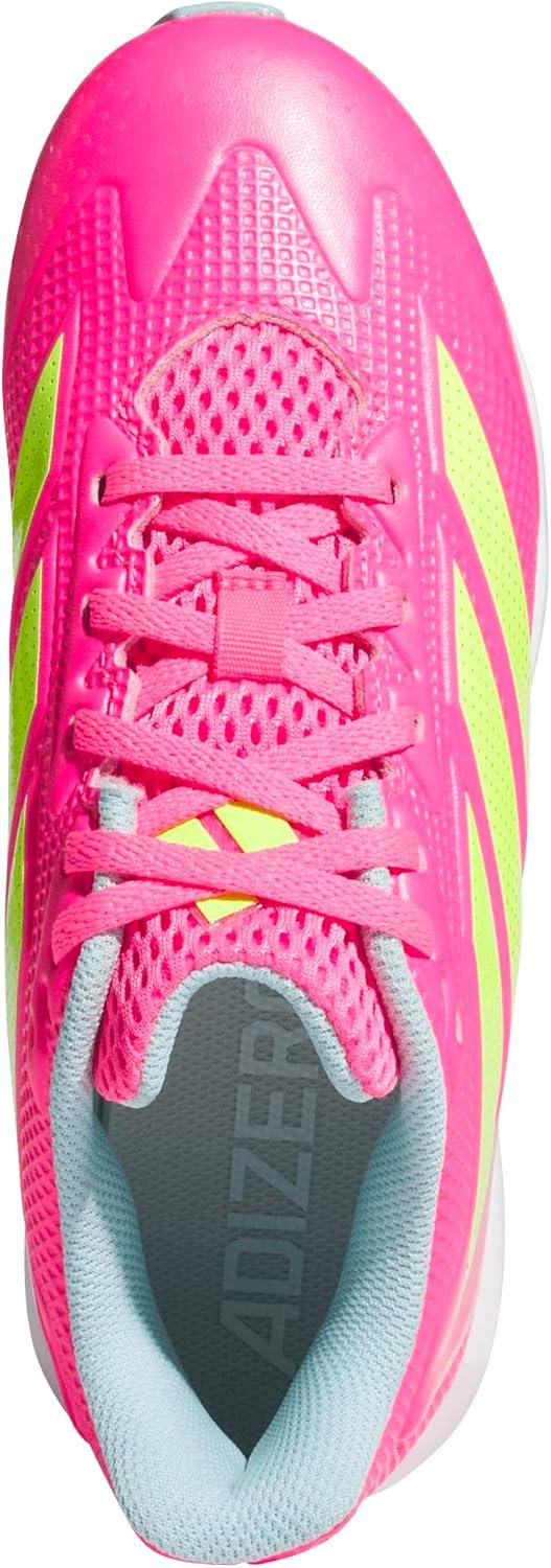 image:imageadidas Kids Adizero Instinct 20 Molded Rubber SoftballLucid PinkLucid LemonBliss Blue