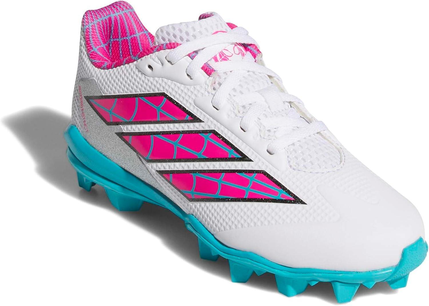 image:imageadidas Kids Adizero Instinct 20 Molded Rubber SoftballWhiteShock Pink