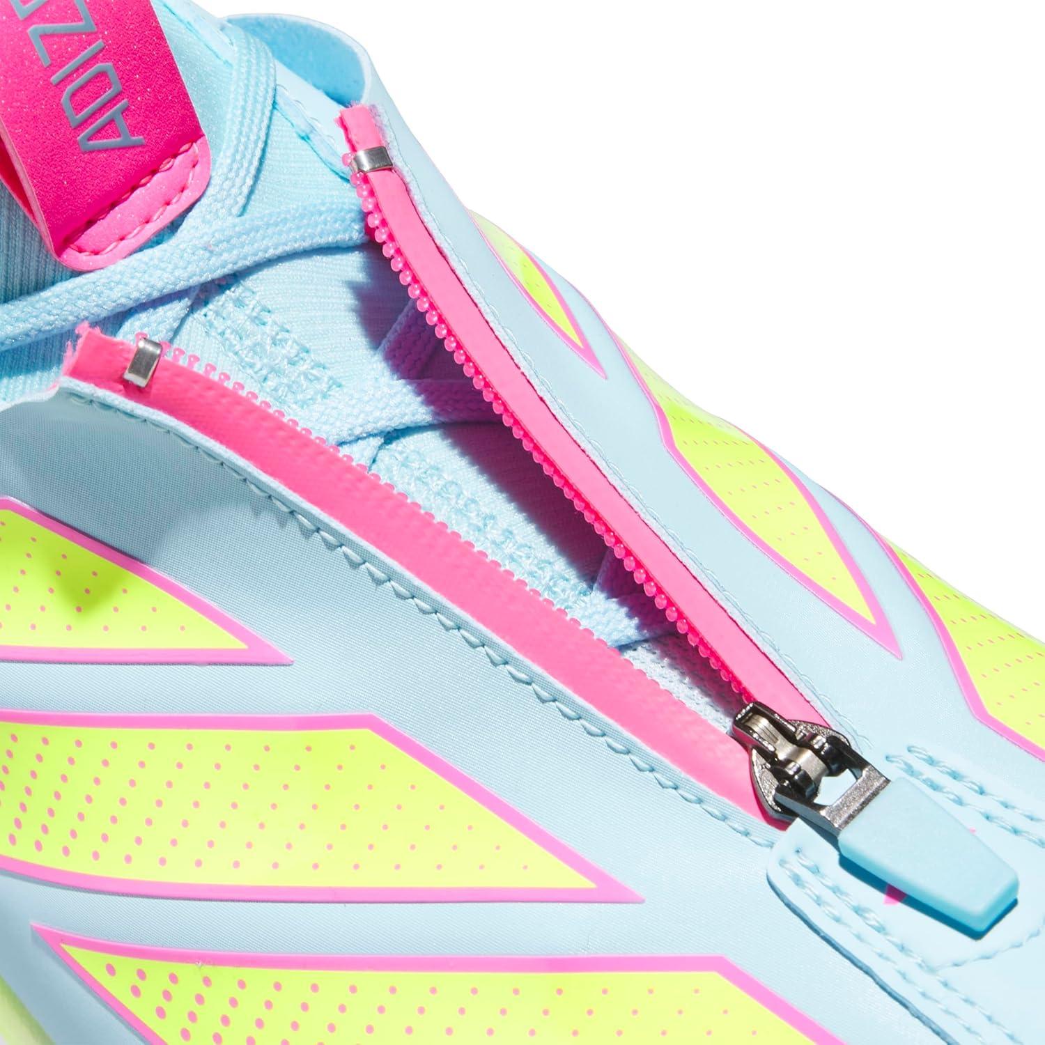 image:imageadidas Mens Adizero Impact 20 Turf Mid Top BaseballBliss BlueLucid LemonLucid Pink