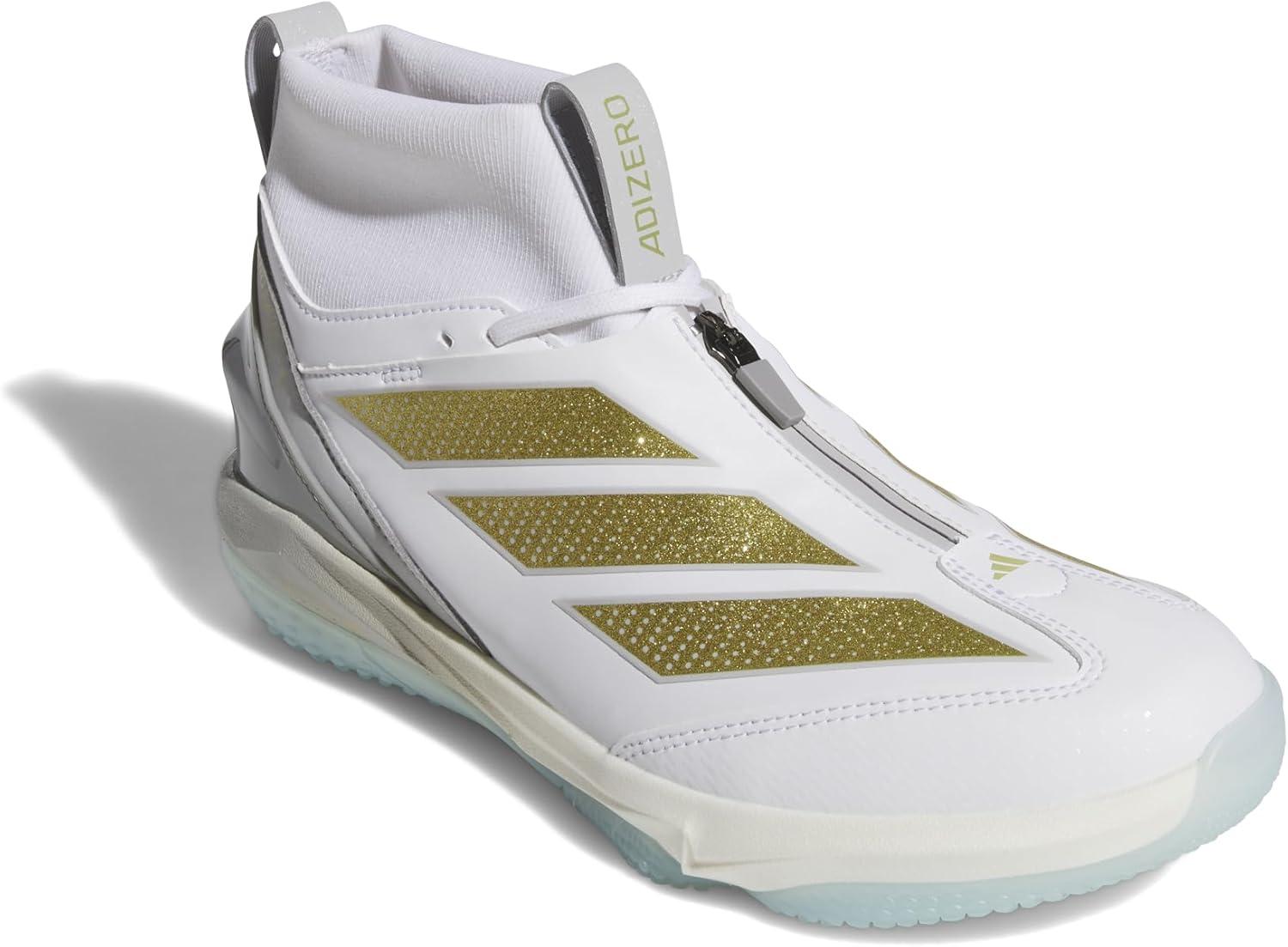 image:imageadidas Mens Adizero Impact 20 Turf Mid Top BaseballWhiteGold MetallicGold Metallic