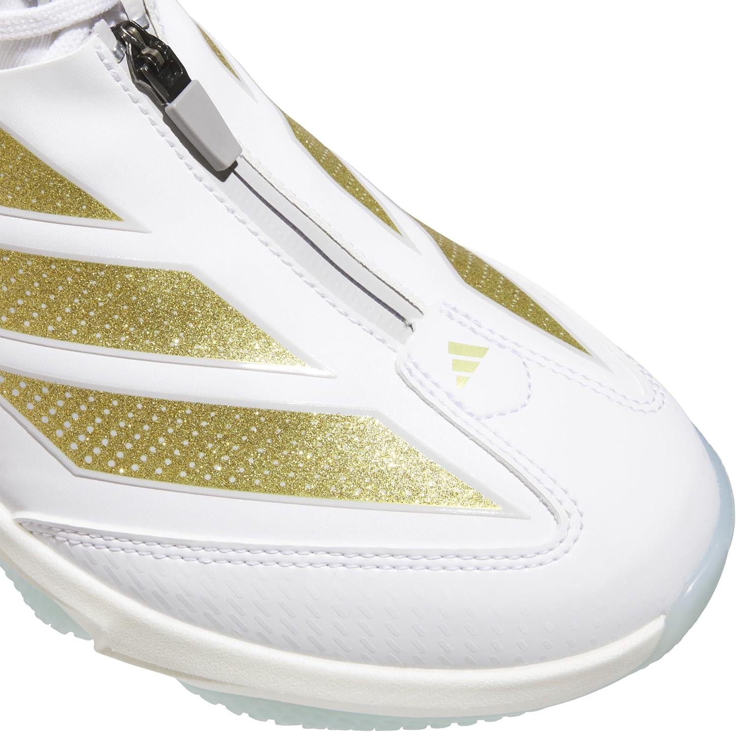 image:imageadidas Mens Adizero Impact 20 Turf Mid Top BaseballWhiteGold MetallicGold Metallic