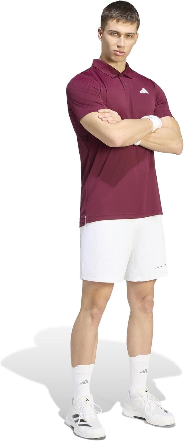 image:imageadidas Mens Club Tennis Climacool Polo ShirtMaroon