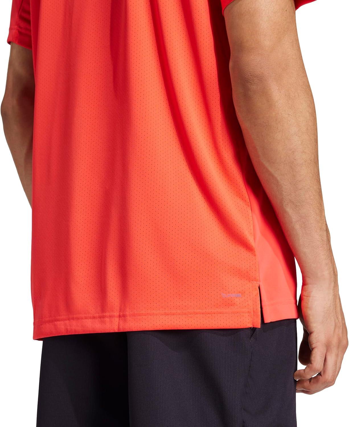 image:imageadidas Mens Club Tennis Climacool Polo ShirtSemi Lucid Red