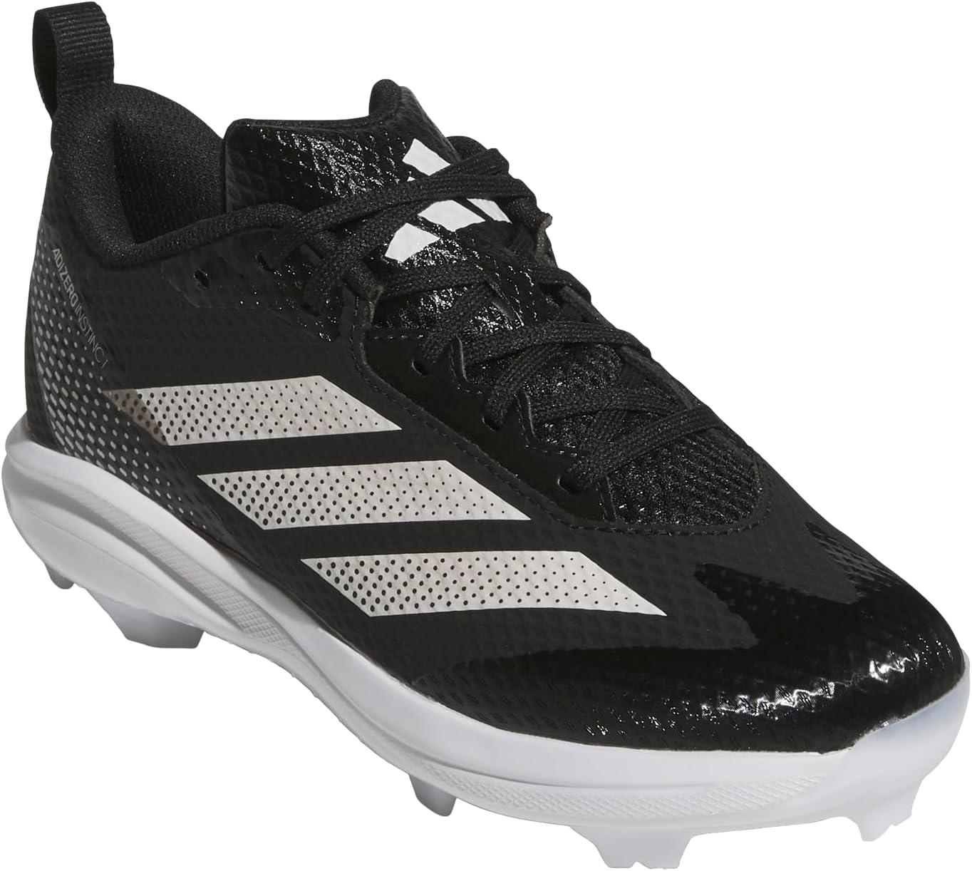 image:imageadidas UnisexChild Adizero Instict 20 TPU SoftballBlackWhiteSilver Metallic