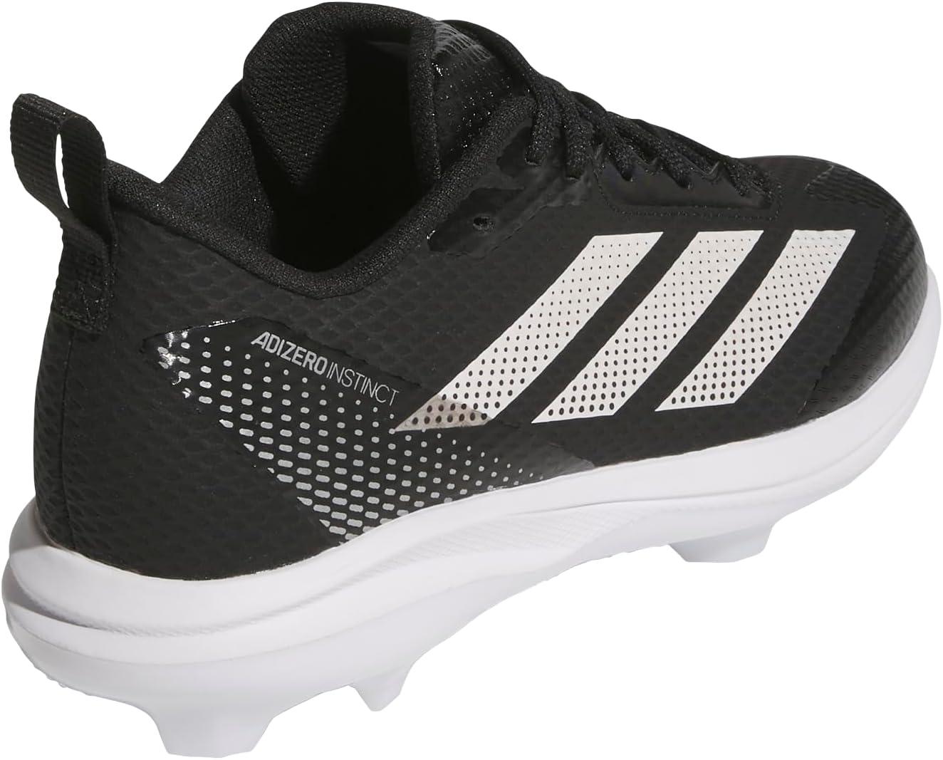 image:imageadidas UnisexChild Adizero Instict 20 TPU SoftballBlackWhiteSilver Metallic