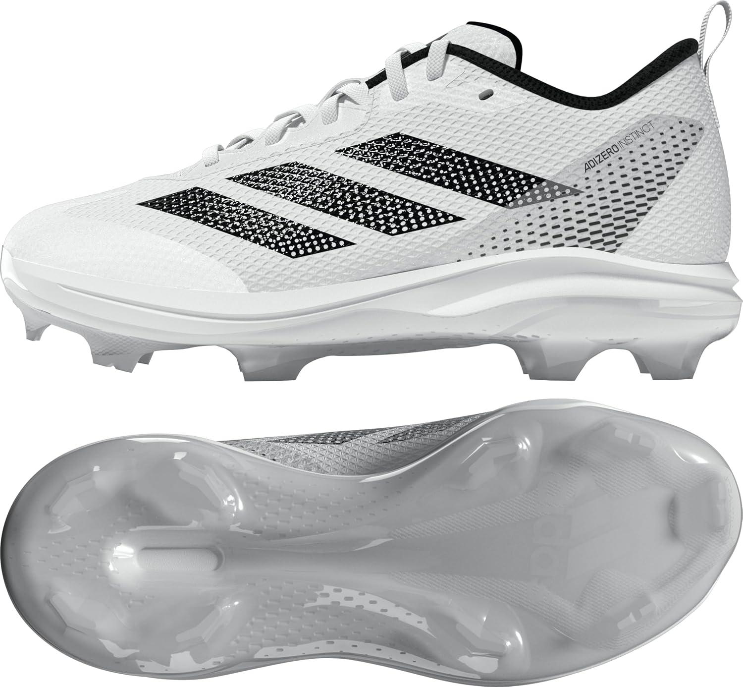 image:imageadidas UnisexChild Adizero Instict 20 TPU SoftballWhiteBlackBlack