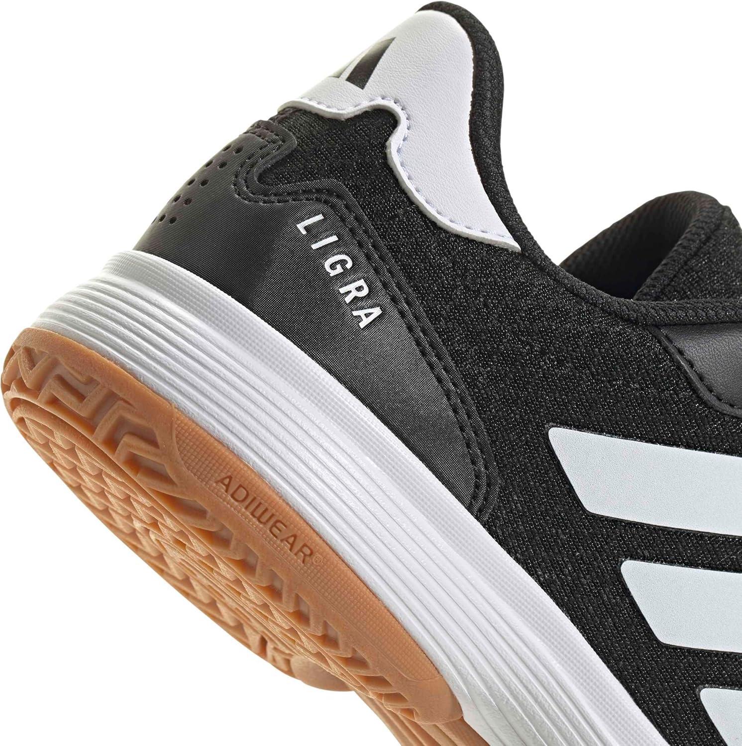 image:imageadidas UnisexChild Ligra 8 IndoorBlackWhiteBlack