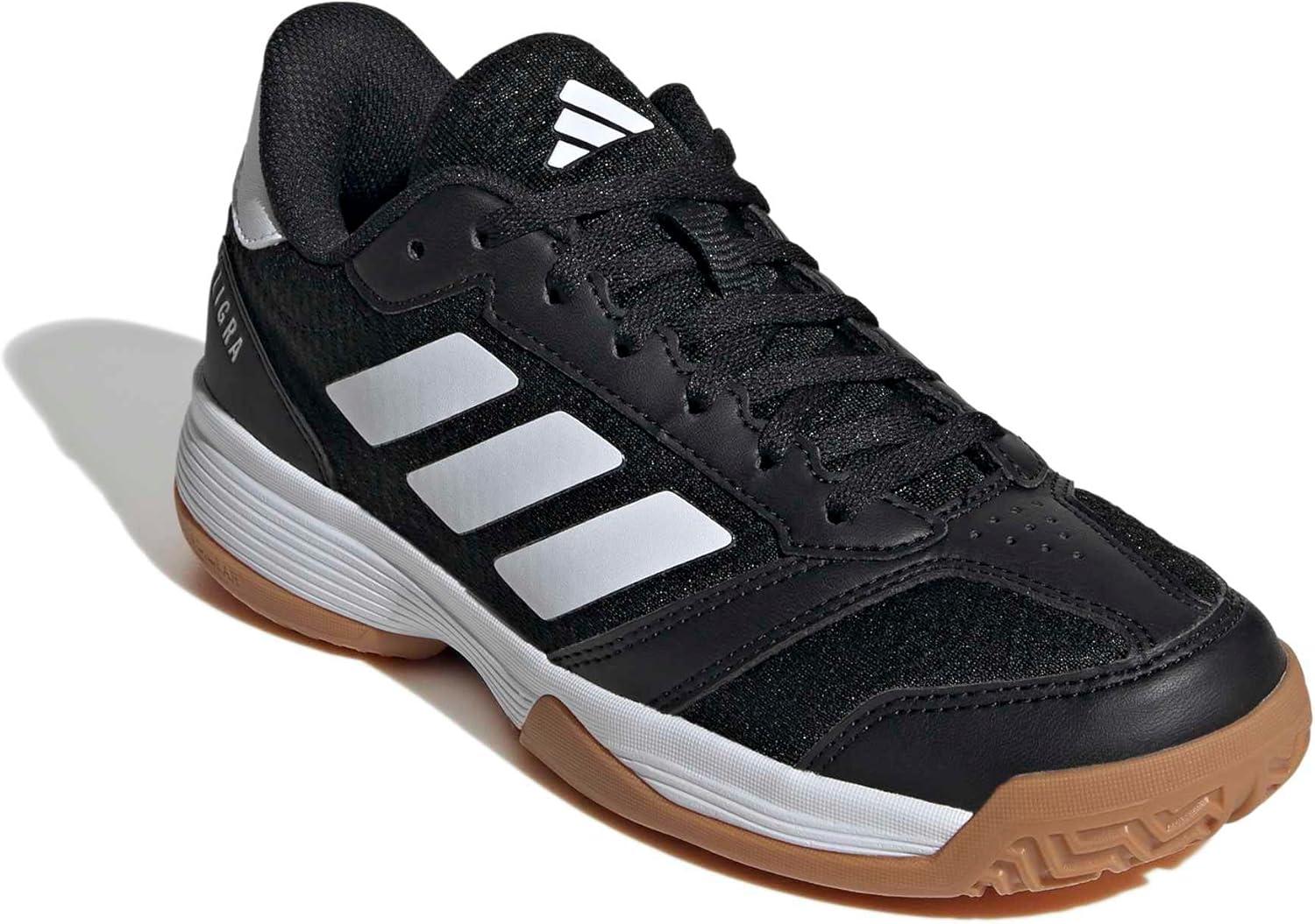 image:imageadidas UnisexChild Ligra 8 IndoorBlackWhiteBlack