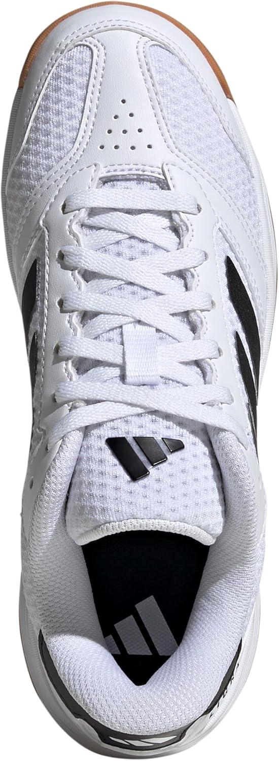 image:imageadidas UnisexChild Ligra 8 IndoorWhiteBlackWhite