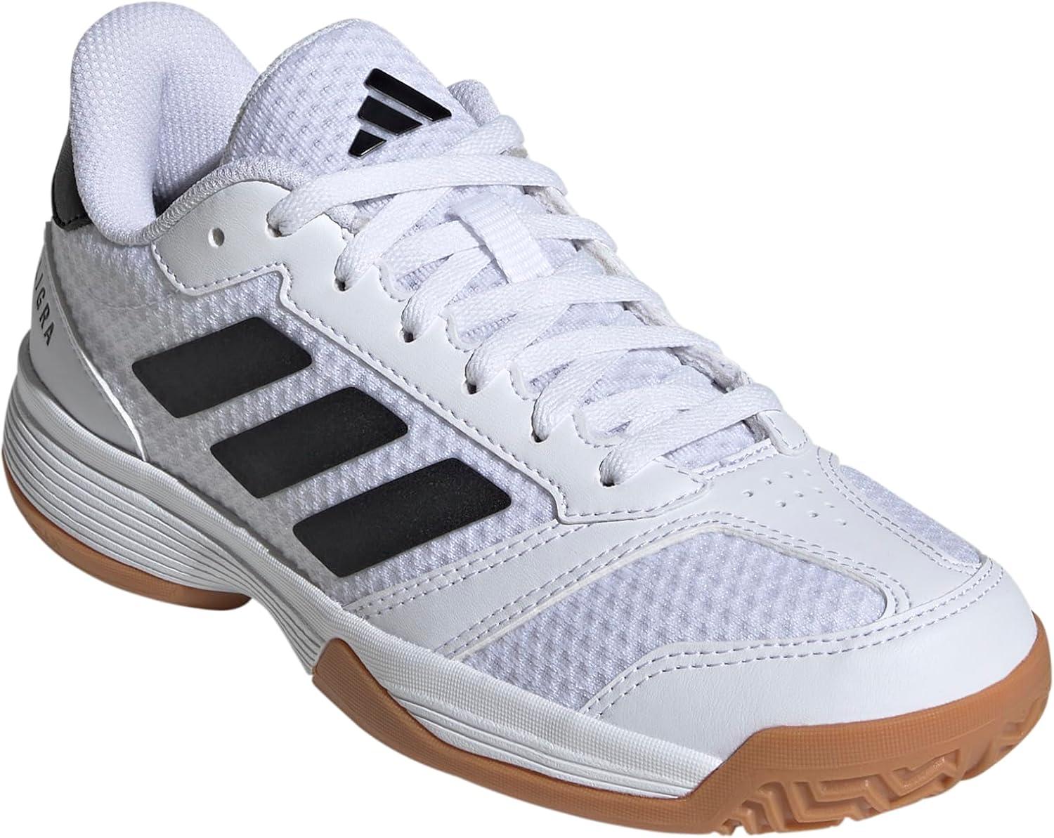 image:imageadidas UnisexChild Ligra 8 IndoorWhiteBlackWhite