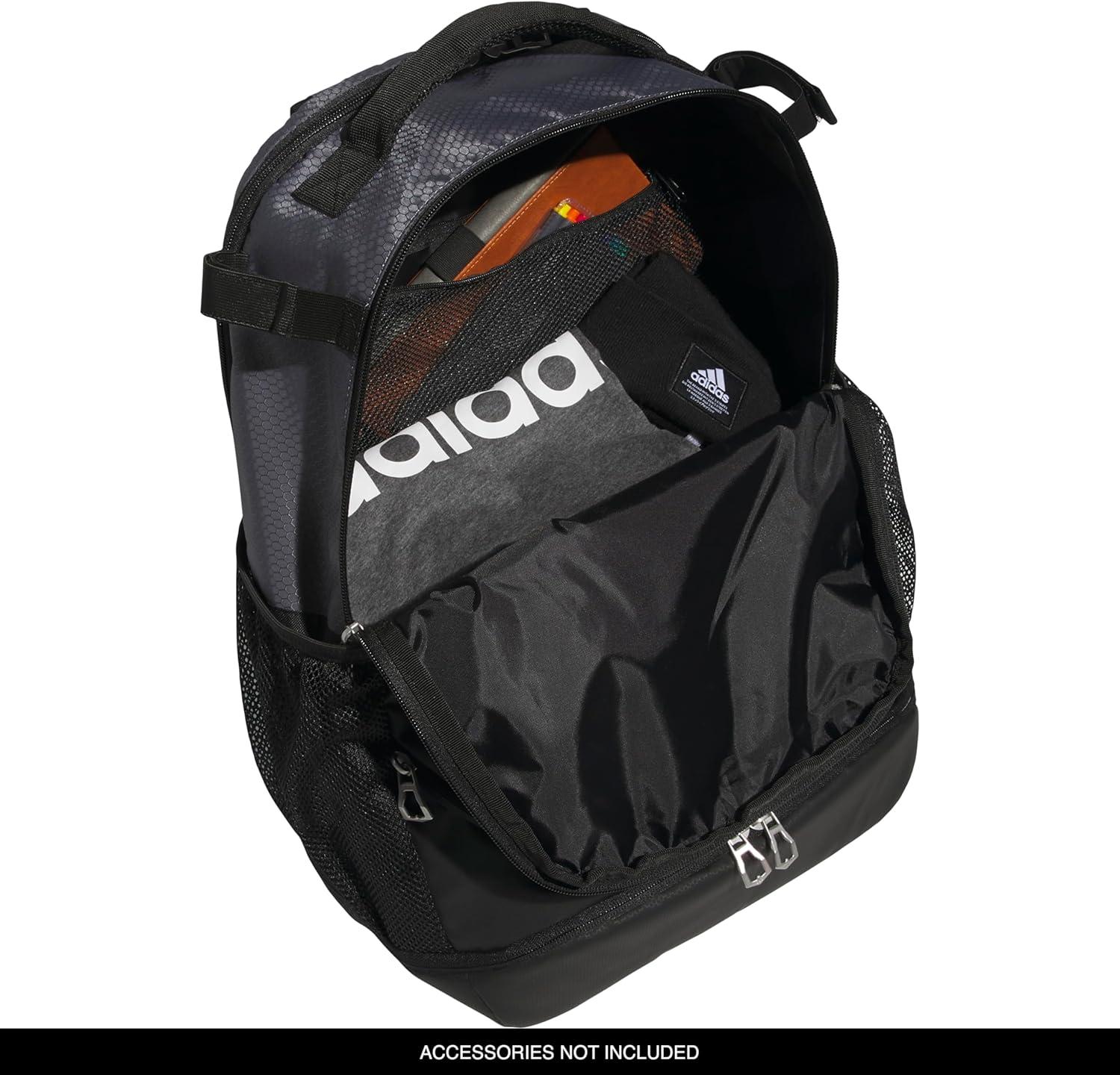 image:imageadidas Utility XL Baseball Backpack Helmet Shoes Bat Storage 34LOnix GreyBlack