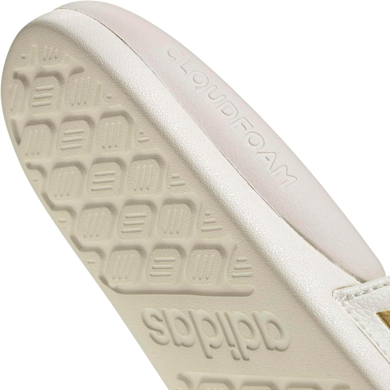 image:imageadidas Womens Adilette Comfort 20Off WhiteGold MetallicChalk White