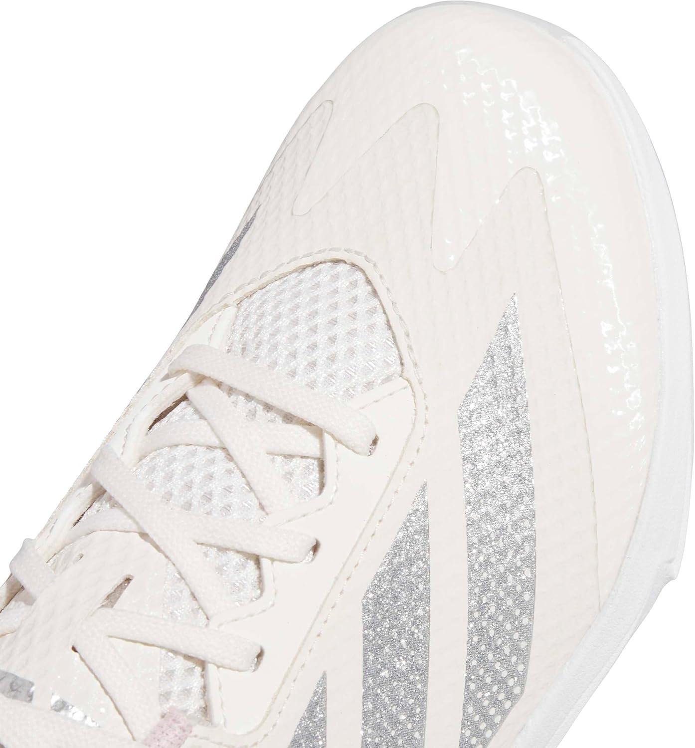 image:imageadidas Womens Adizero Instict TPU 20 Softball Chalk WhiteSilver MetallicClear Pink 8
