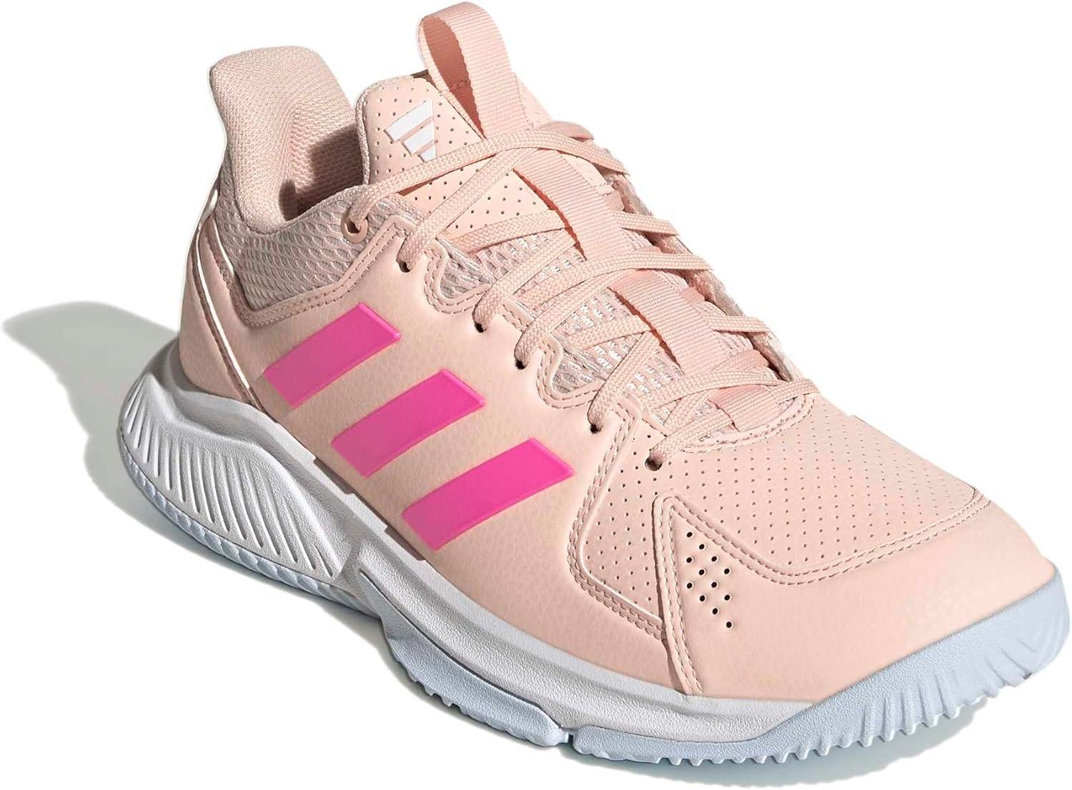 image:imageadidas Womens Court Flight IndoorBlush PinkLucid PinkWhite