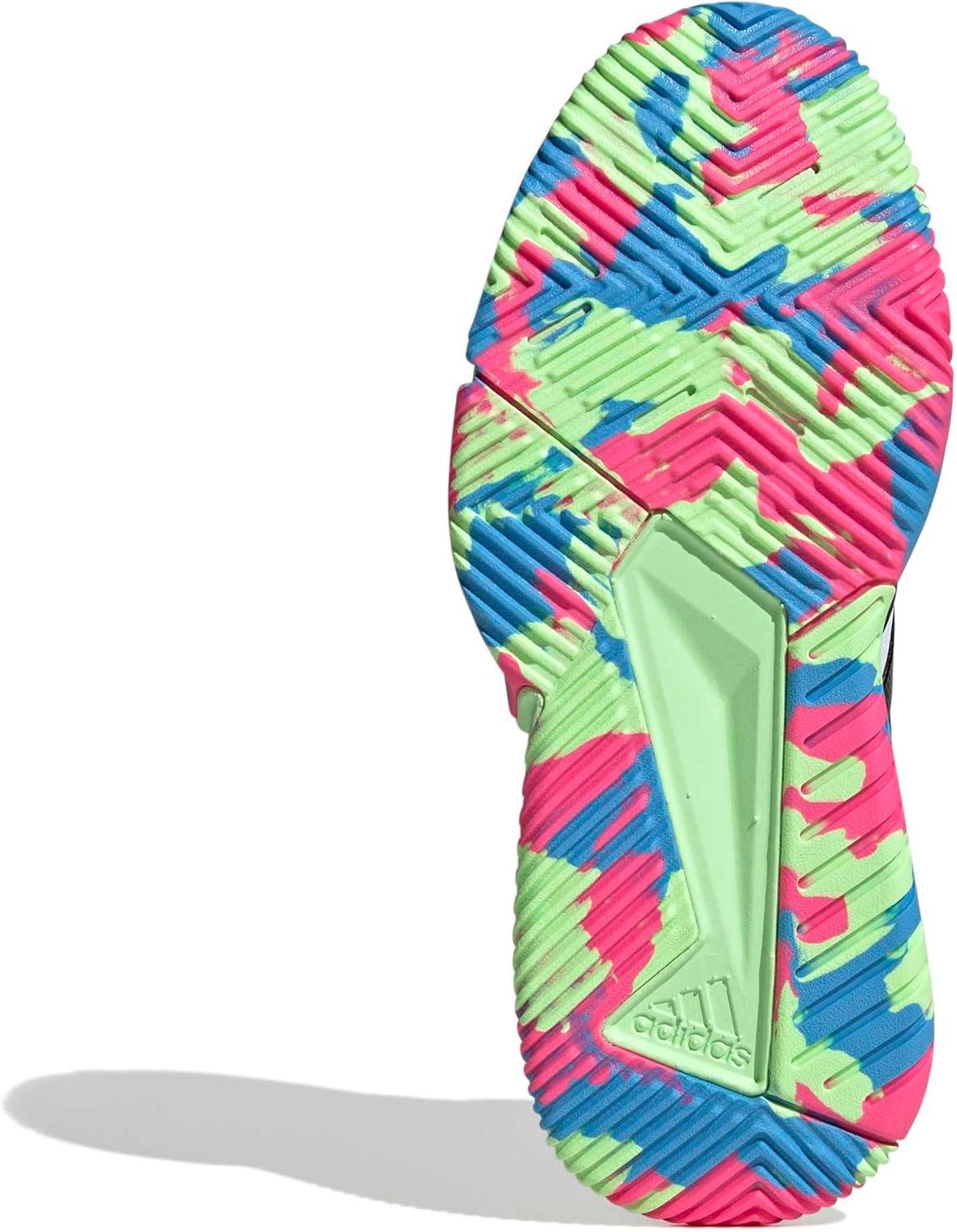 image:imageadidas Womens Court Flight IndoorWhiteBlackGreen Spark