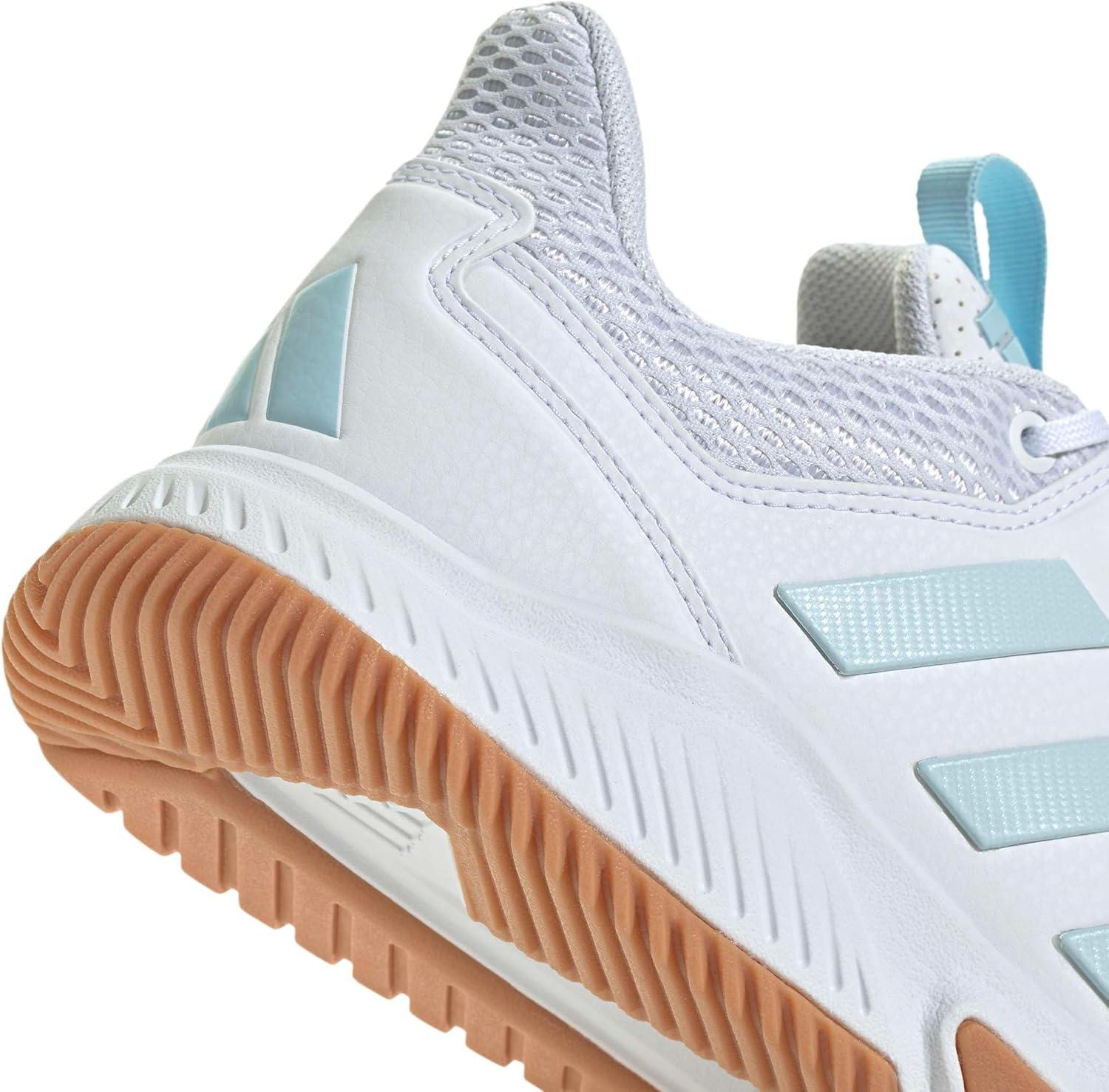 image:imageadidas Womens Court Flight IndoorWhiteIce BlueGum