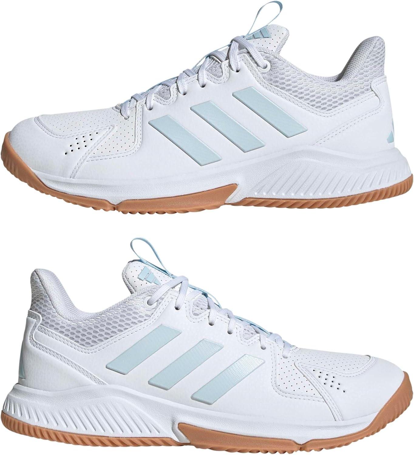 image:imageadidas Womens Court Flight IndoorWhiteIce BlueGum