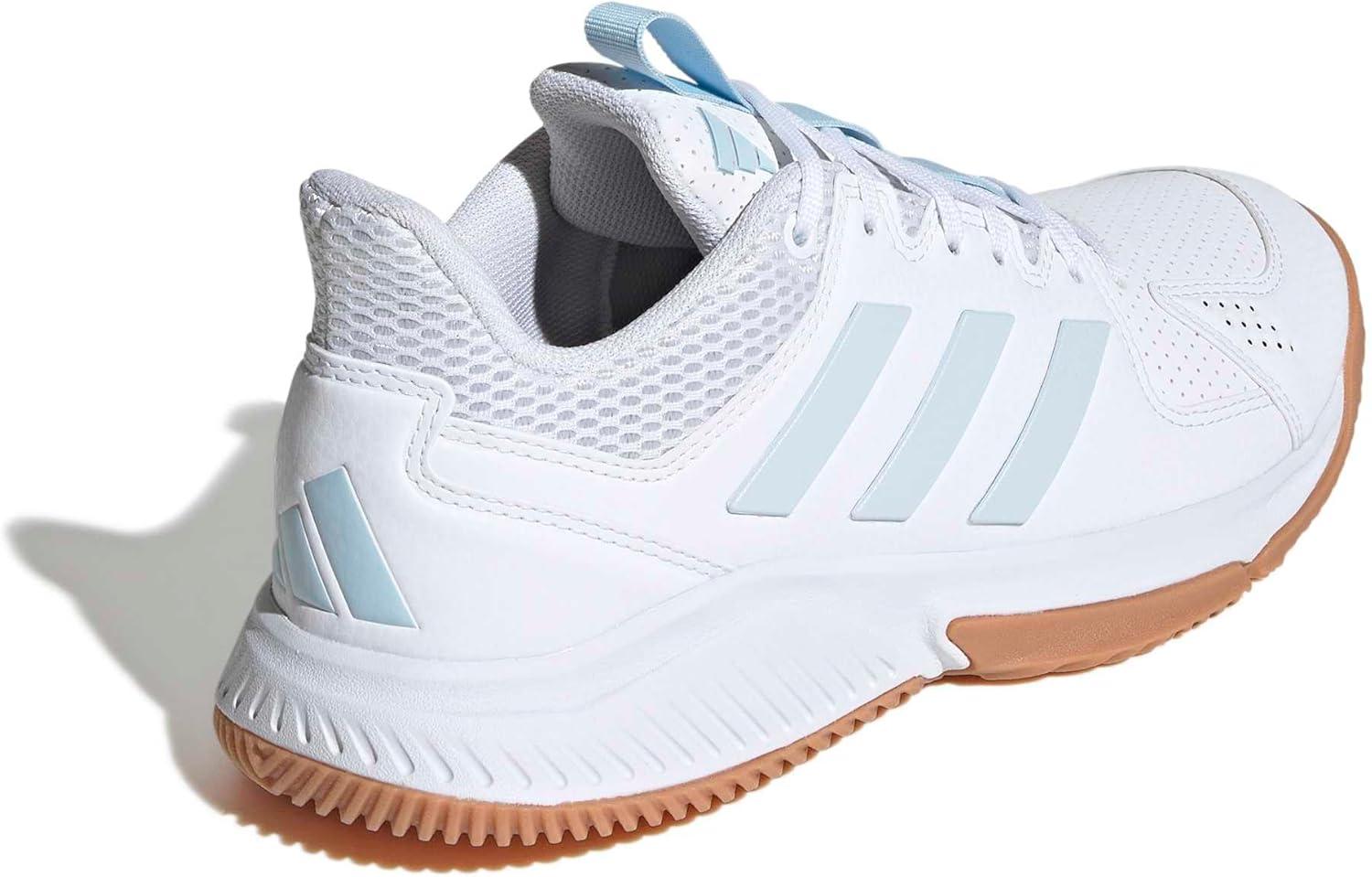 image:imageadidas Womens Court Flight IndoorWhiteIce BlueGum