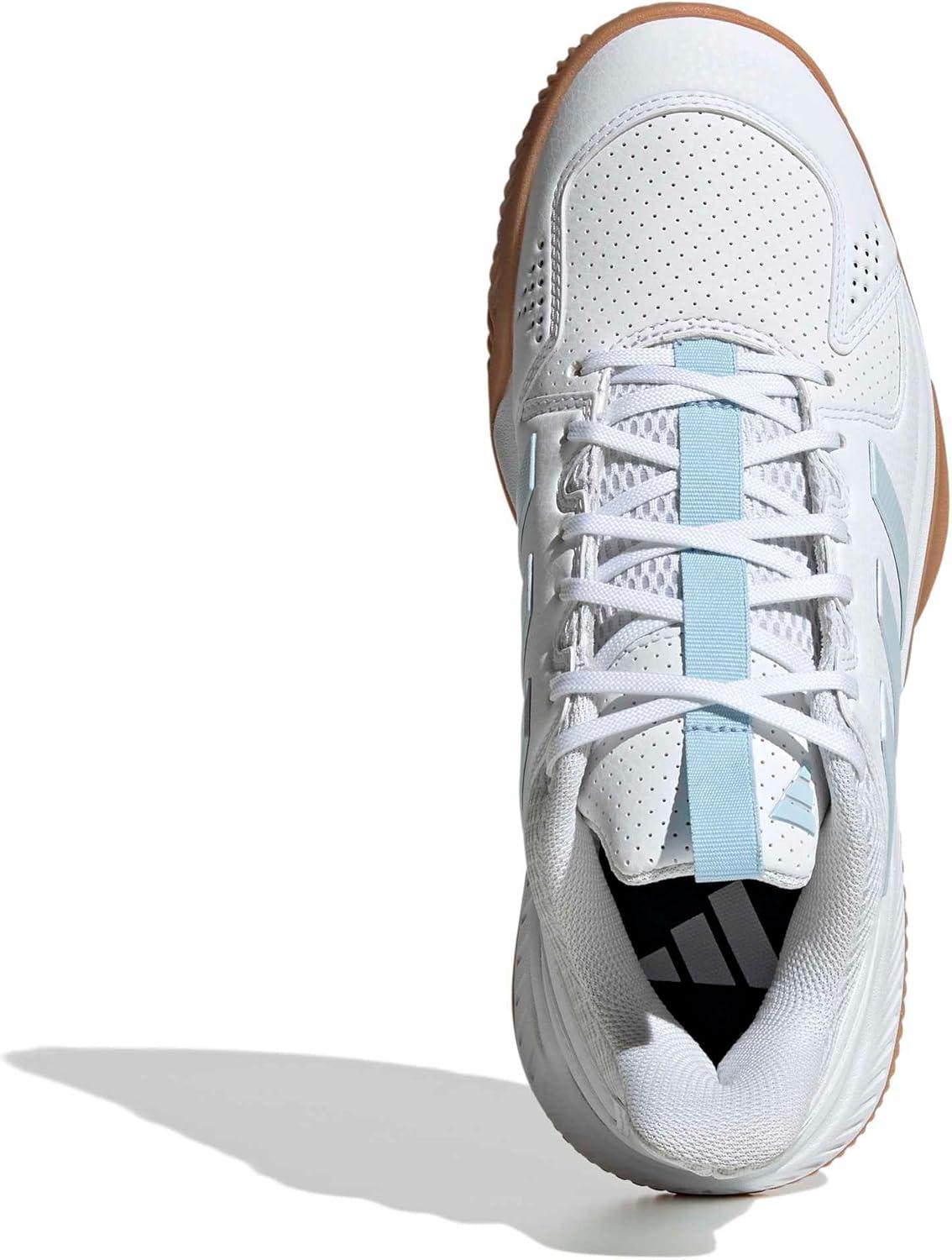 image:imageadidas Womens Court Flight IndoorWhiteIce BlueGum