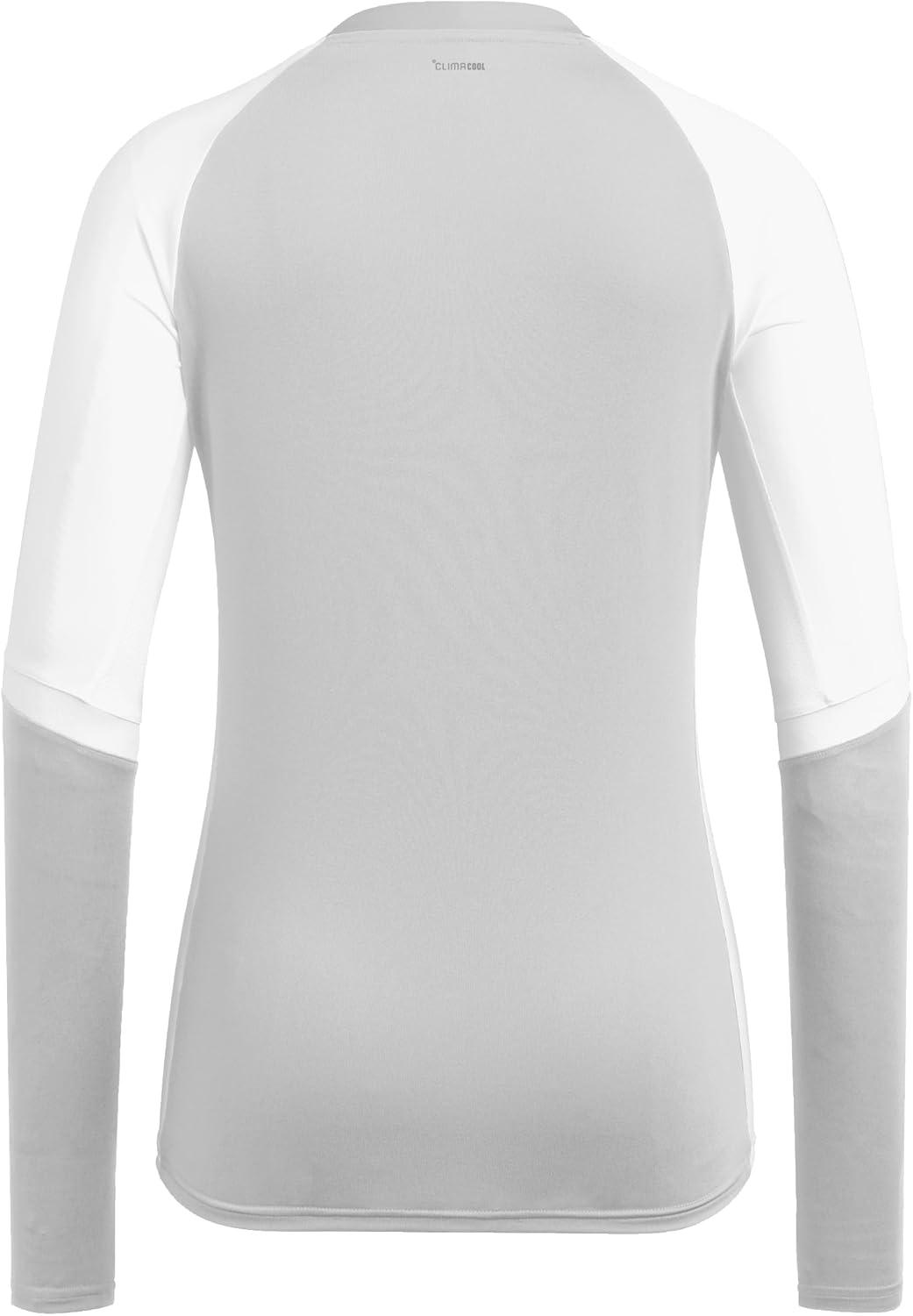 image:imageadidas Womens Quickset Volleyball Long Sleeve JerseyTeam Light Grey