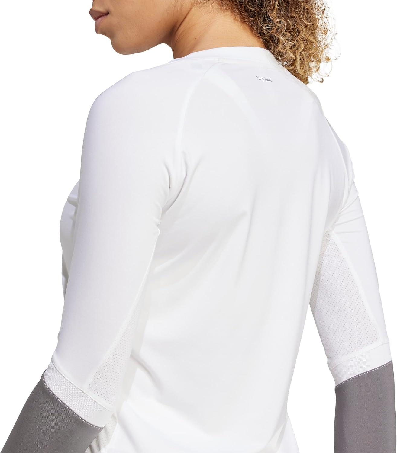 image:imageadidas Womens Quickset Volleyball Long Sleeve JerseyWhite