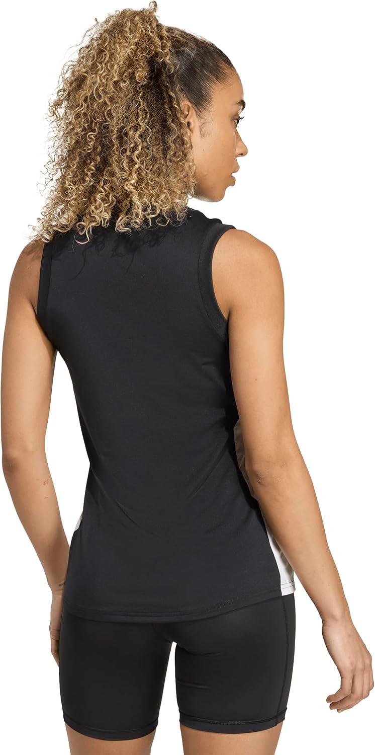 image:imageadidas Womens Quickset Volleyball Sleeveless JerseyBlack