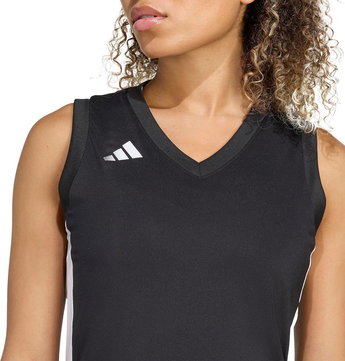 image:imageadidas Womens Quickset Volleyball Sleeveless JerseyBlack