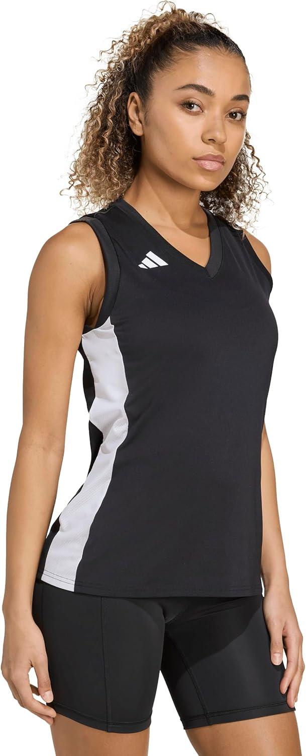 image:imageadidas Womens Quickset Volleyball Sleeveless JerseyBlack