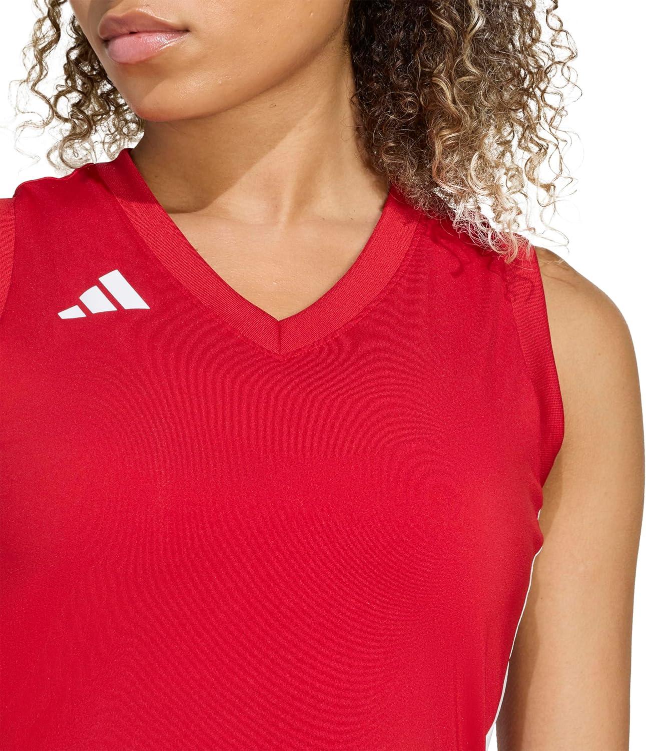 image:imageadidas Womens Quickset Volleyball Sleeveless JerseyTeam Power Red