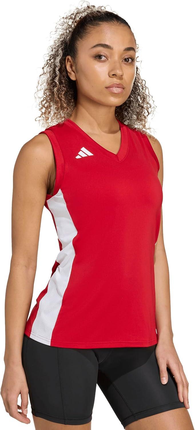 image:imageadidas Womens Quickset Volleyball Sleeveless JerseyTeam Power Red