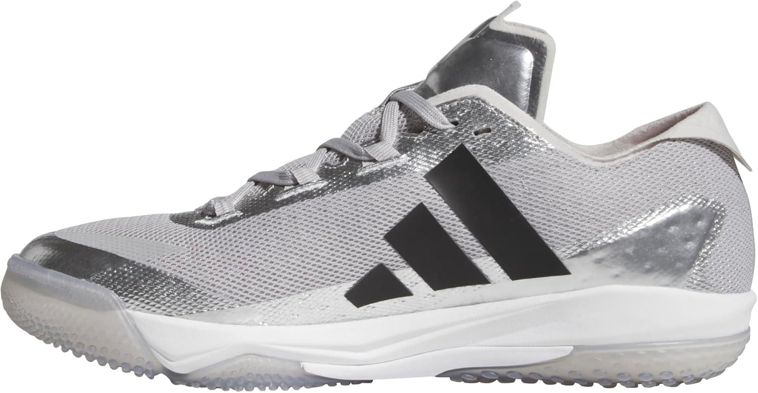 image:imageadidas Womens Train Essentials Boxy Workout Crew Neck Short Sleeve Athletic Casual Tops Casual WhiteSilver MetallicBlackGrey