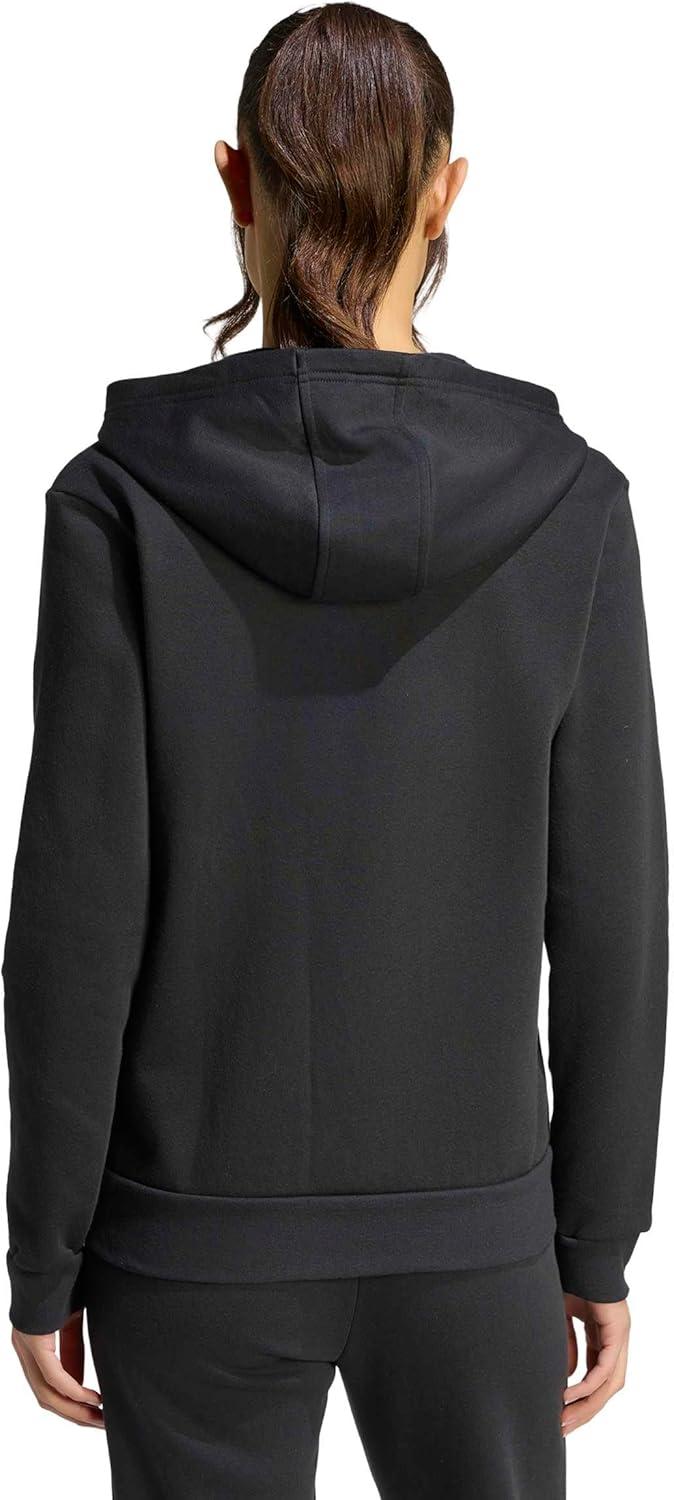 image:imageadidas womens Entrada 26 Fullzip HoodieBlackWhite