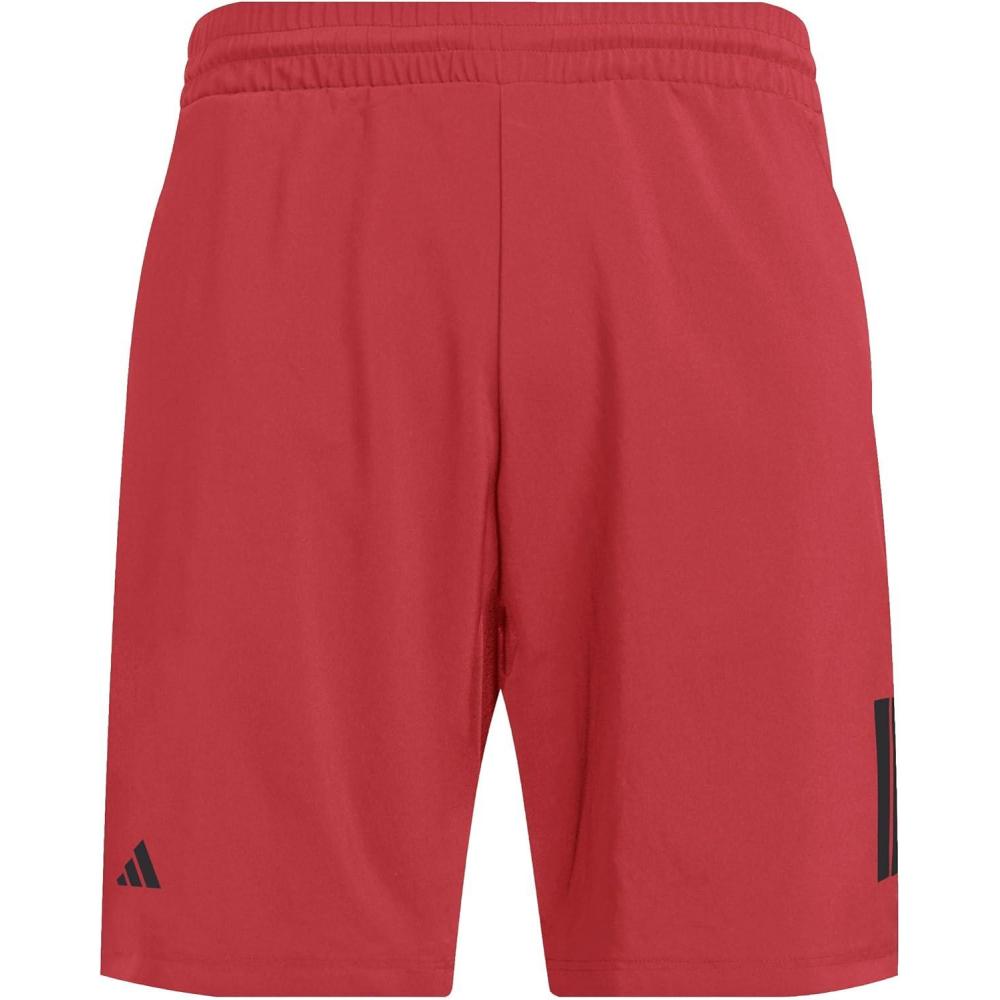 image:imageAdidas Mens Club Tennis Climacool 3Stripes ShortsSemi Lucid Red