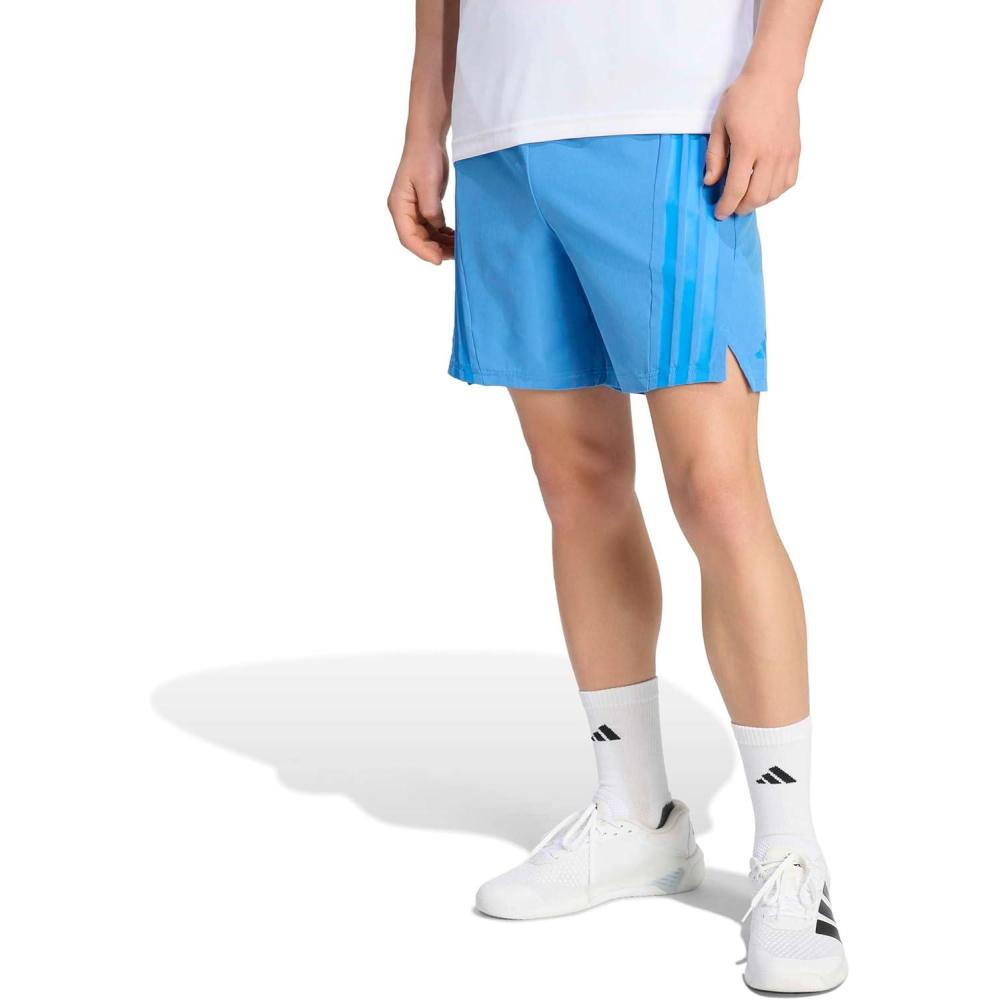 image:imageAdidas Mens Designed for Training 3Stripes ShortsRay Blue
