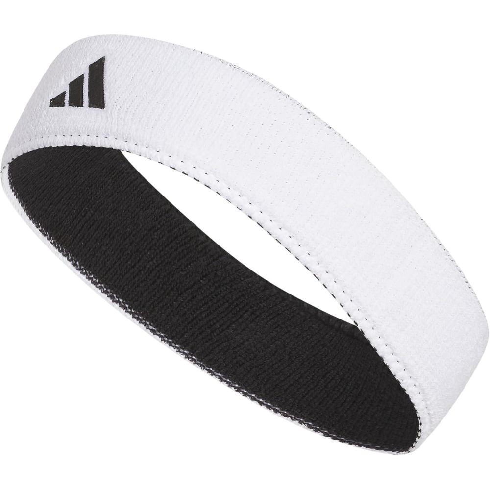 image:imageAdidas Unisex Interval Reversible Headband Athletic Sports SweatbandWhiteBlack