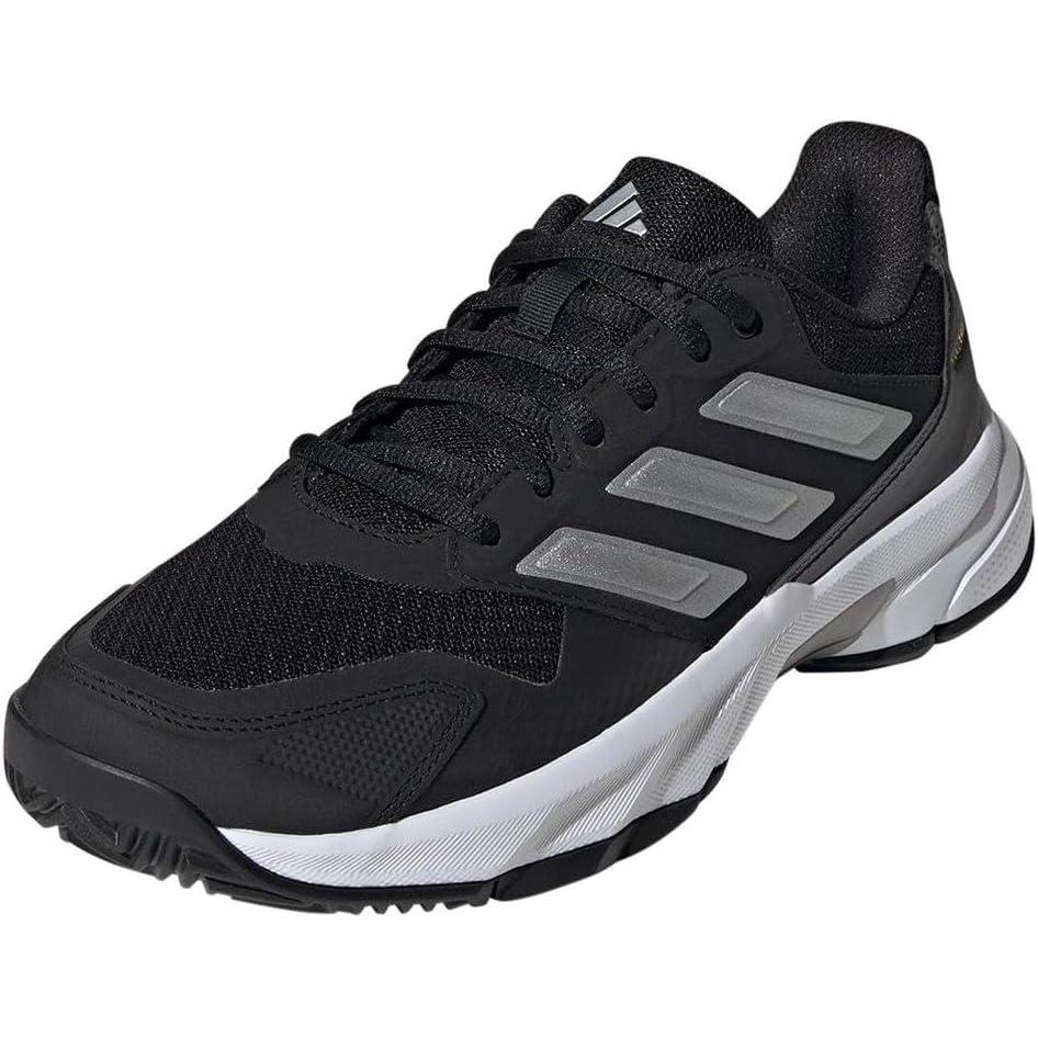 image:imageAdidas Womens Courtjam Control 3 TennisBlackSilver MetallicGrey