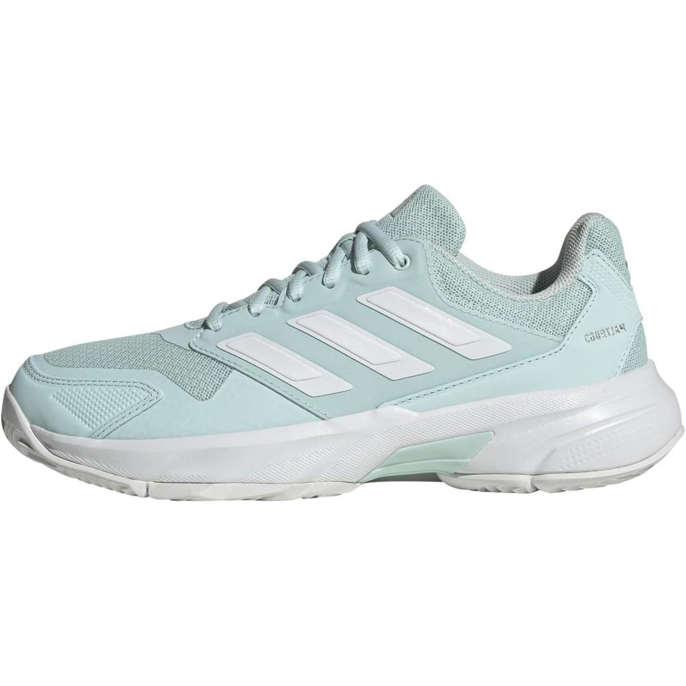 image:imageAdidas Womens Courtjam Control 3 TennisHalo MintWhiteSilver Metallic