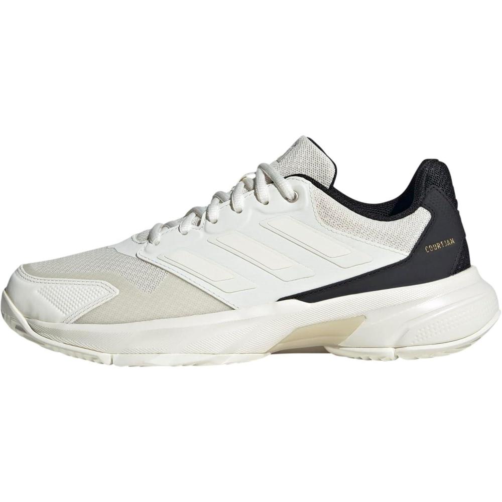 image:imageAdidas Womens Courtjam Control 3 TennisOff WhiteOff WhiteChampagne Metallic