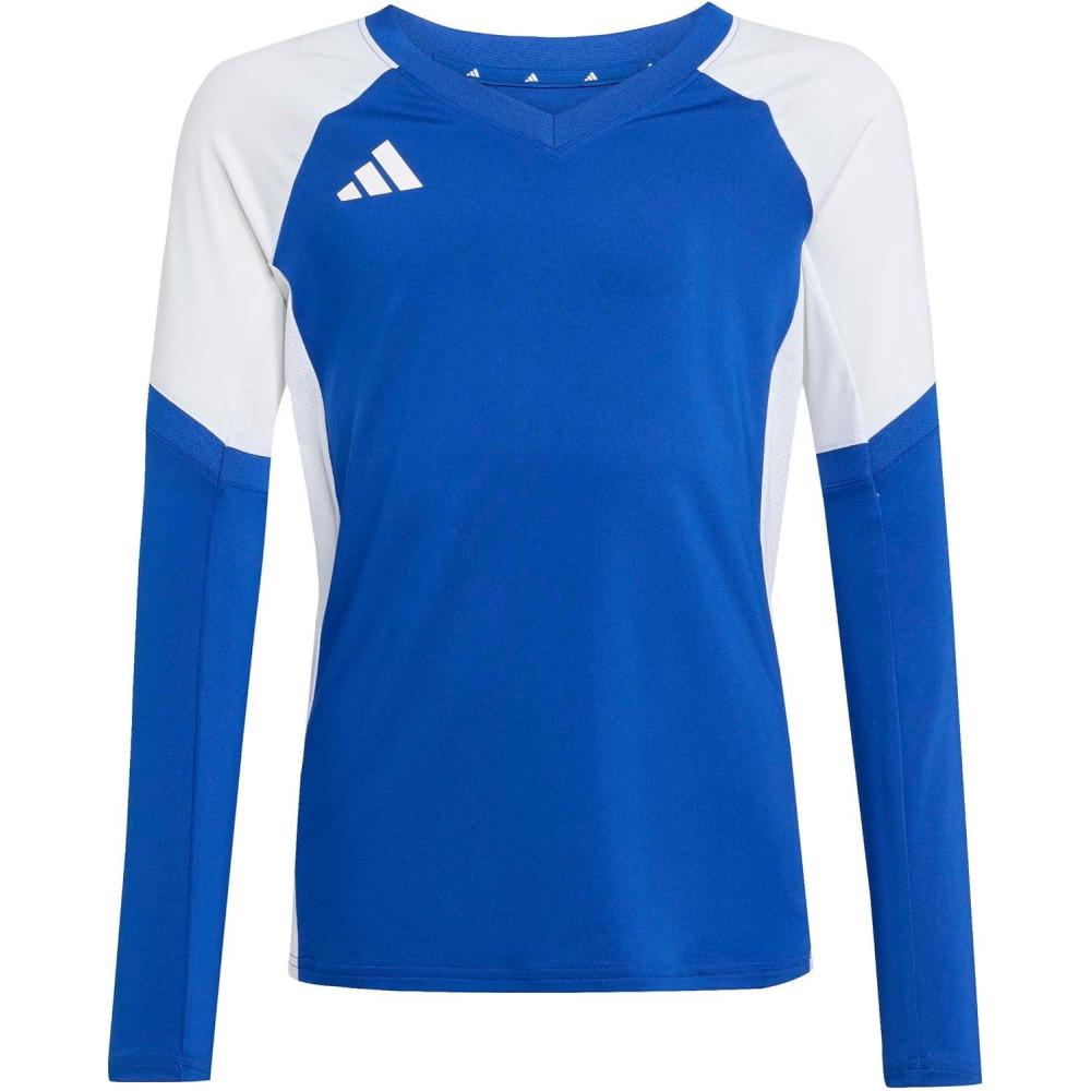 image:imageadidas Girls Volleyball Quickset Long Sleeve JerseyTeam Royal Blue