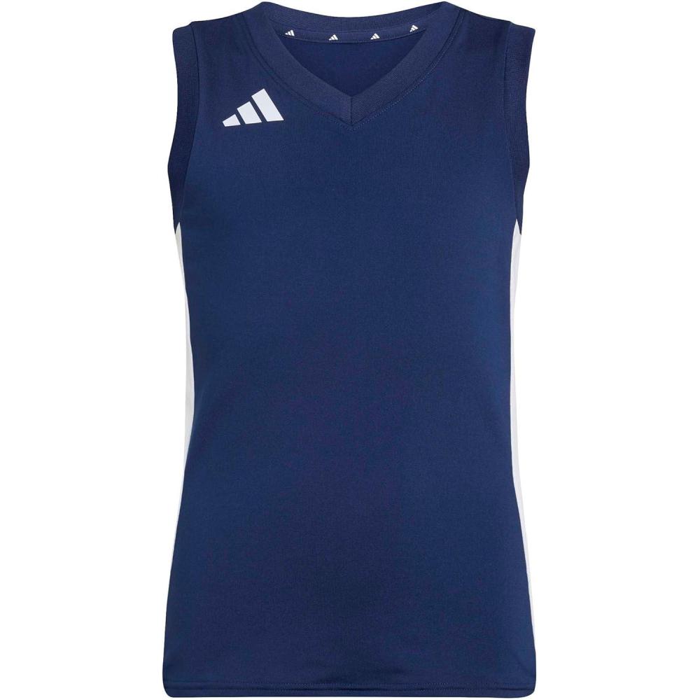 image:imageadidas Girls Volleyball Quickset Sleeveless JerseyTeam Navy Blue