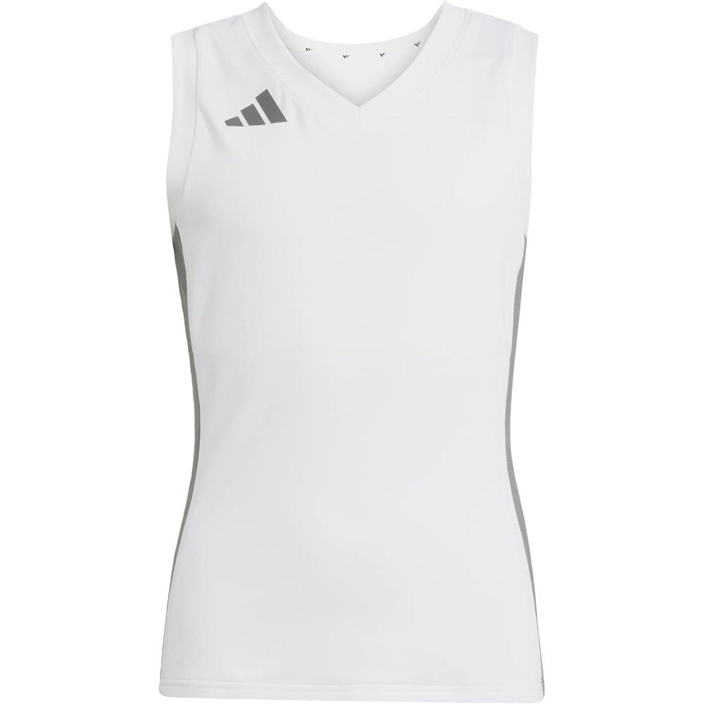 image:imageadidas Girls Volleyball Quickset Sleeveless JerseyWhite