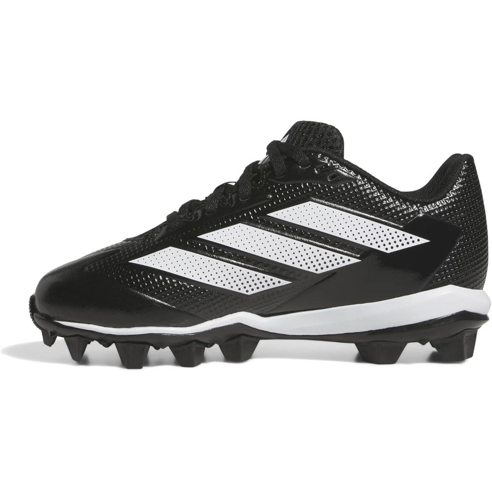 image:imageadidas Kids Adizero Instinct 20 Molded Rubber SoftballBlackWhiteWhite