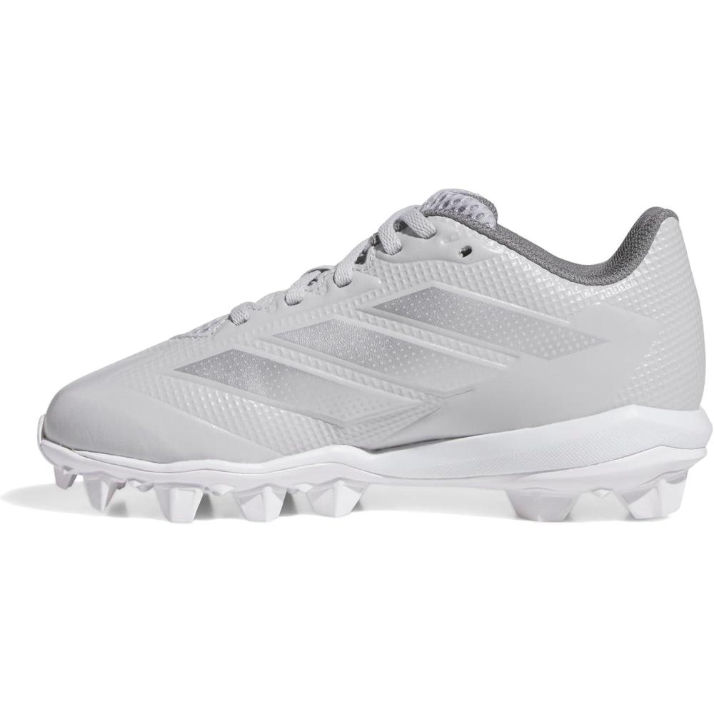 image:imageadidas Kids Adizero Instinct 20 Molded Rubber SoftballTeam Light GreySilver MetallicWhite