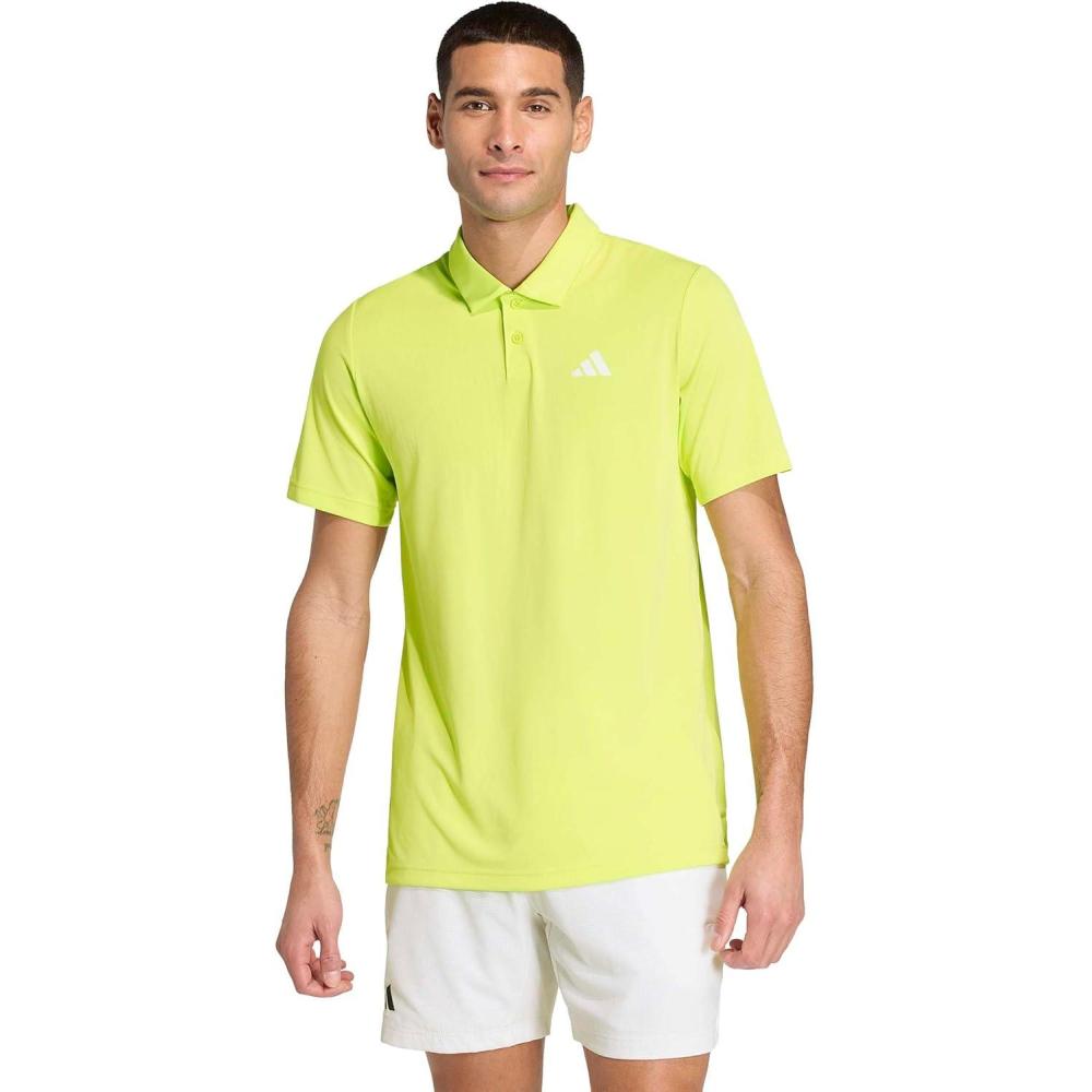 image:imageadidas Mens Club Tennis Climacool Polo ShirtSemi Frozen Lemon